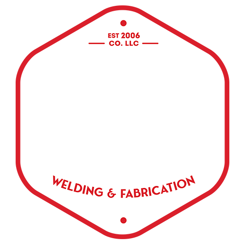 R&M Welding & Fabrication logo in white